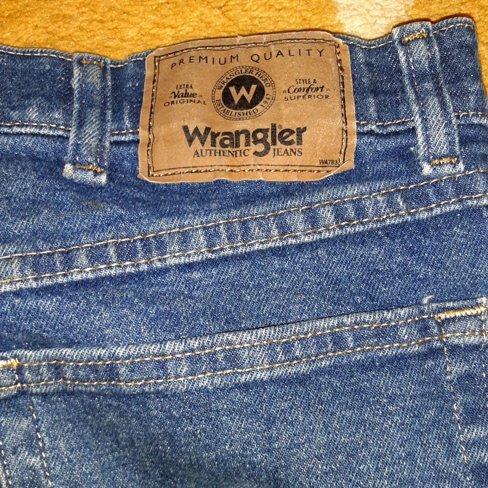 Mens Wrangler jeans 34x32